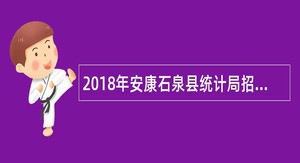 2018年安康石泉县统计局招聘购买服务人员公告