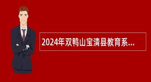 2024年双鸭山宝清县教育系统招聘专任教师公告