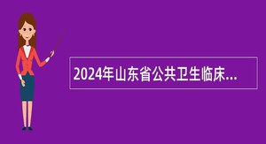 2024年山东省公共卫生临床中心第二批合同制人员招聘公告