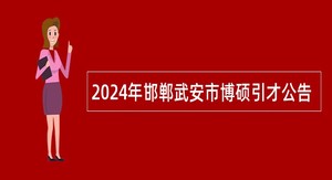 2024年邯郸武安市博硕引才公告