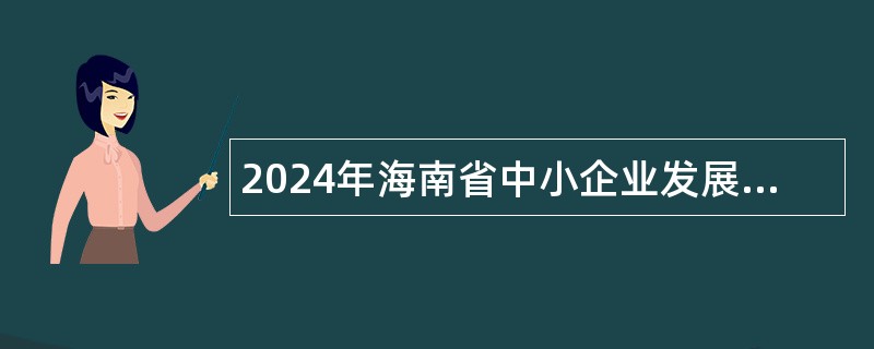 2024年海南省中小企业发展服务中心考核招聘事业编制人员公告（第一号）