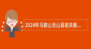 2024年马鞍山含山县昭关镇招聘聘用人员公告