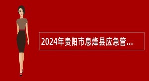 2024年贵阳市息烽县应急管理局招聘公告