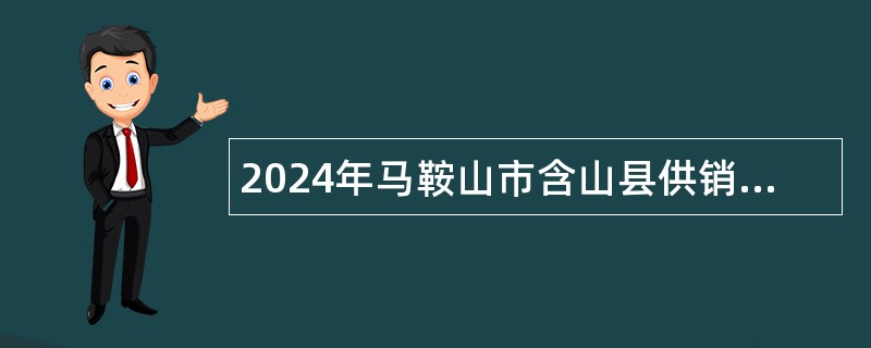 2024年马鞍山市含山县供销社资产管理中心招聘公告