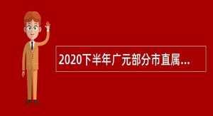 2020下半年广元部分市直属事业单位考核招聘公告