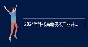 2024年怀化高新技术产业开发区所属事业单位招聘公告