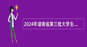 2024年湖南省第三批大学生乡村医生招聘公告