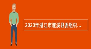 2020年湛江市遂溪县委组织部党建指导中心招聘事业单位人员公告（广东）