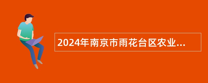 2024年南京市雨花台区农业综合服务中心招聘编外人员简章