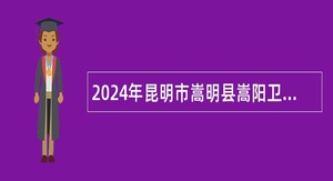 2024年昆明市嵩明县嵩阳卫生院编制外专业技术人员招聘简章（3人）