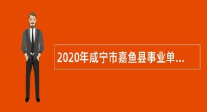 2020年咸宁市嘉鱼县事业单位招聘考试公告（185人）