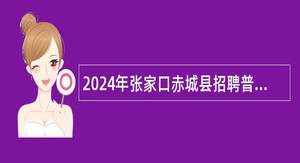 2024年张家口赤城县招聘普通高中教师和职业技术教育中心专业教师公告