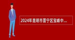 2024年昆明市晋宁区宝峰中心卫生院编外人员招聘公告（6名）