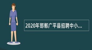 2020年邯郸广平县招聘中小学教师公告