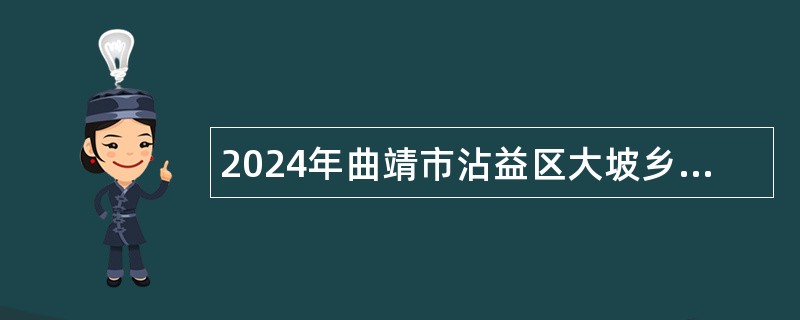 2024年曲靖市沾益区大坡乡卫生院及辖区村卫生室招聘编外人员公告