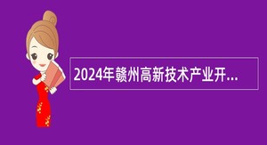 2024年赣州高新技术产业开发区招聘公告