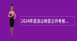 2024年武当山特区公开考核聘用“三支一扶” 服务期满高校毕业生公告