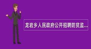 龙岩乡人民政府公开招聘防贫监测信息员的公告（1人）   