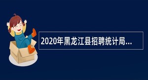 2020年黑龙江县招聘统计局普查办人员公告