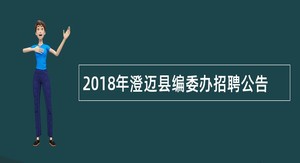 2018年澄迈县编委办招聘公告
