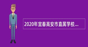 2020年宜春高安市直属学校招聘教师公告