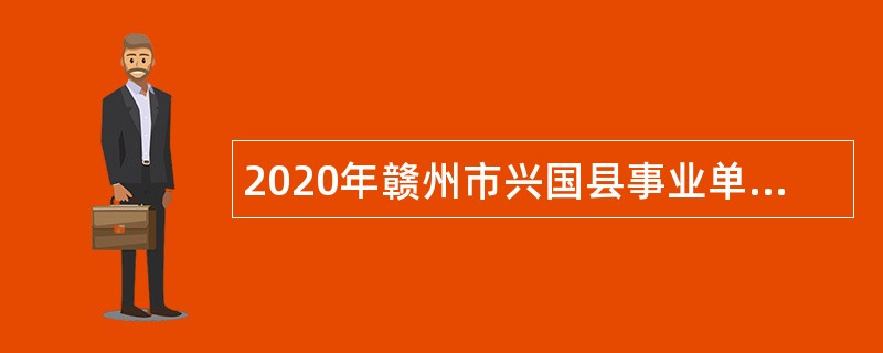 2020年赣州市兴国县事业单位招聘考试公告（30人）