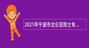 2021年宁波市北仑区院士专家服务中心招聘公告