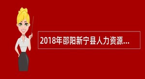 2018年邵阳新宁县人力资源和社会保障局选调公告