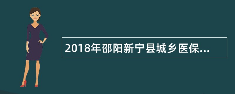 2018年邵阳新宁县城乡医保中心选聘公告