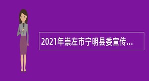 2021年崇左市宁明县委宣传部招聘编外人员公告