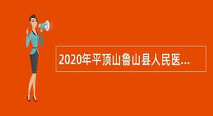 2020年平顶山鲁山县人民医院招聘专业技术人员公告