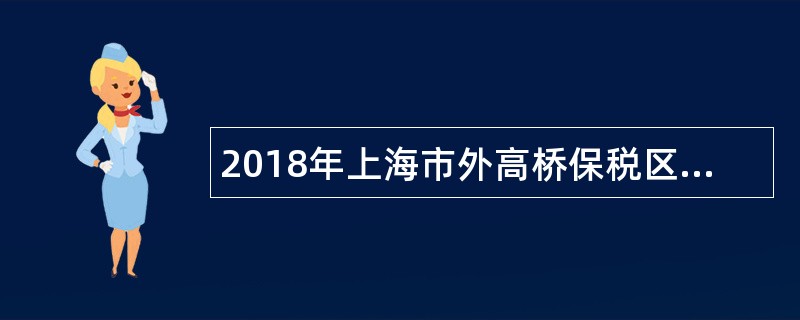 2018年上海市外高桥保税区医疗保健中心招聘公告