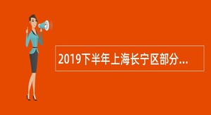 2019下半年上海长宁区部分事业单位补充招聘公告