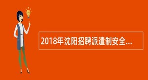 2018年沈阳招聘派遣制安全生产协管员公告