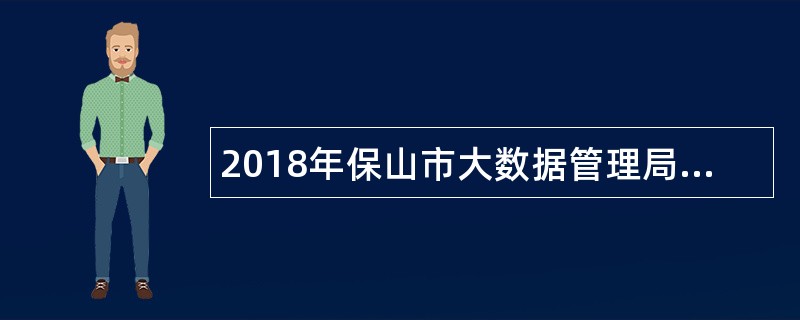 2018年保山市大数据管理局招聘公告