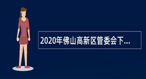 2020年佛山高新区管委会下属事业单位（佛山市火炬服务中心）招聘公告