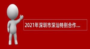 2021年深圳市深汕特别合作区国土空间规划研究中心专业人才招聘公告