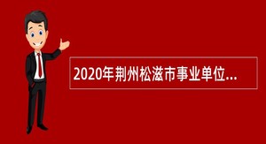 2020年荆州松滋市事业单位招聘考试公告（112人）