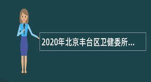 2020年北京丰台区卫健委所属事业单位面向医疗卫生专业应届毕业生第二批招聘公告