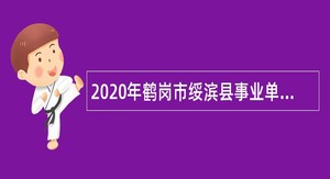 2020年鹤岗市绥滨县事业单位招聘考试公告