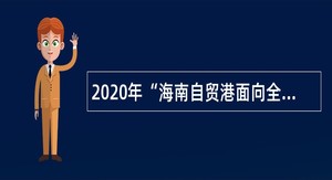 2020年“海南自贸港面向全球招聘人才活动”白沙黎族自治县管理人才招聘公告