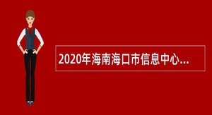 2020年海南海口市信息中心面向全省招聘事业单位人员公告(第一号）