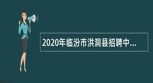 2020年临汾市洪洞县招聘中小学教师公告