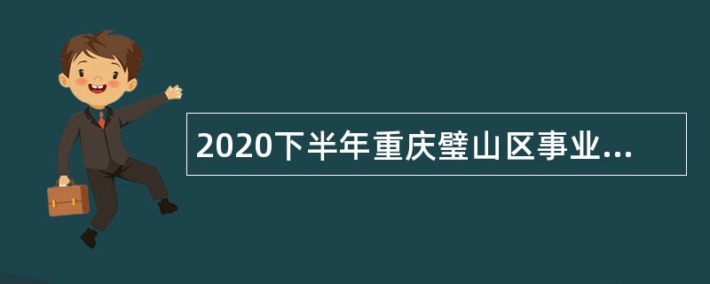 2020下半年重庆璧山区事业单位招聘考试公告（28人）