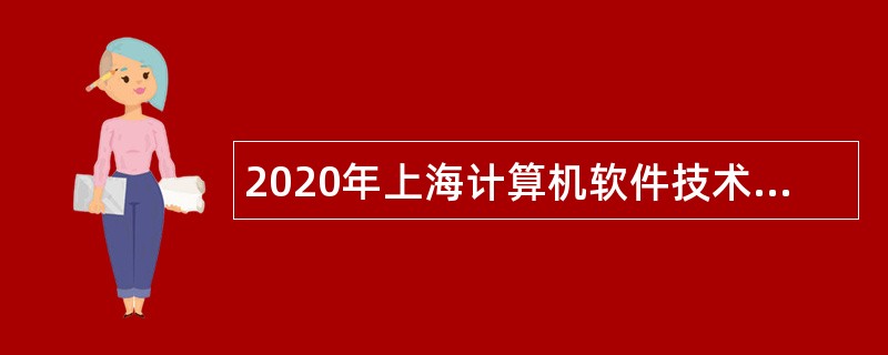 2020年上海计算机软件技术开发中心招聘公告