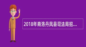 2018年商洛丹凤县司法局招聘公告