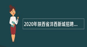2020年陕西省沣西新城招聘教育卫生系统人员公告