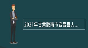 2021年甘肃陇南市宕昌县人民医院人才引进公告