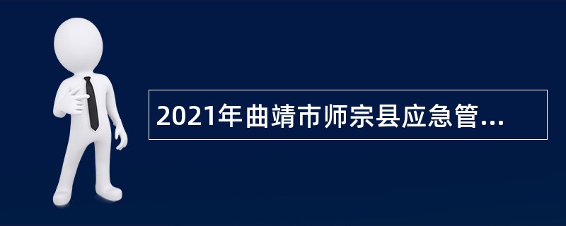 2021年曲靖市师宗县应急管理局综合应急救援中队招聘公告