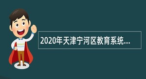 2020年天津宁河区教育系统招聘教师公告